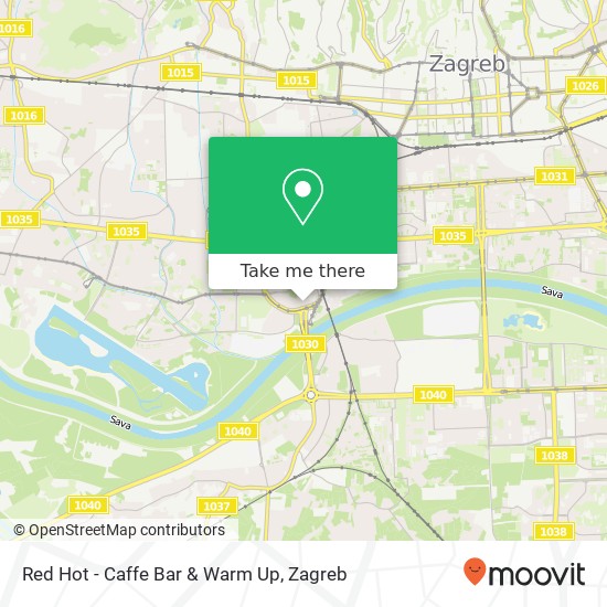 Red Hot - Caffe Bar & Warm Up, Horvaćanska cesta 17A 10110 Zagreb map