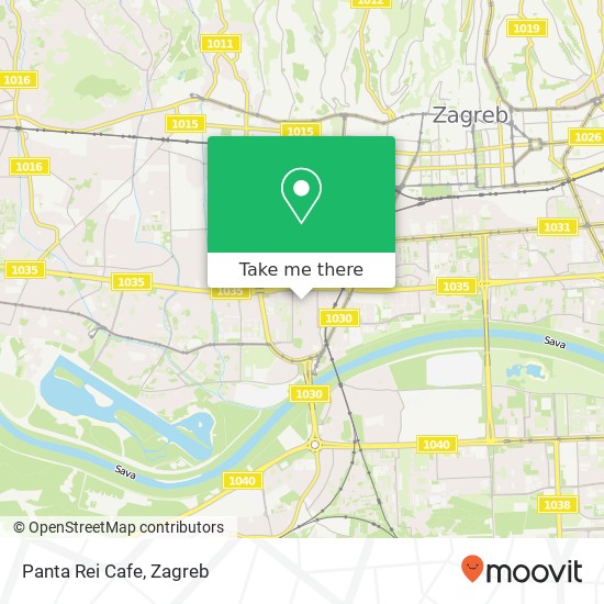 Panta Rei Cafe, Ulica Davorina Bazjanca 3 10110 Zagreb map