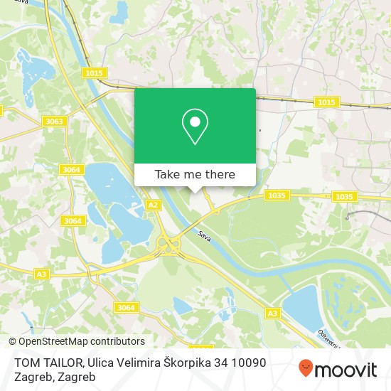 TOM TAILOR, Ulica Velimira Škorpika 34 10090 Zagreb map