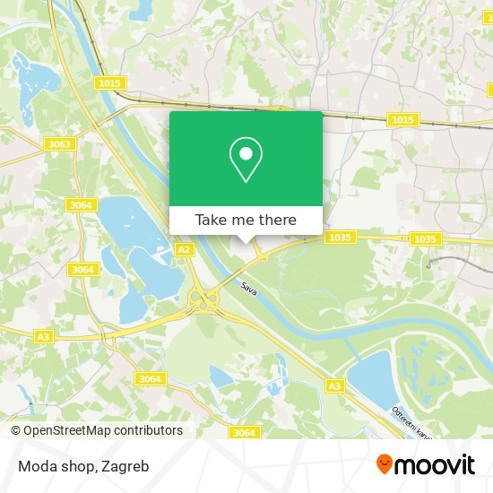 Moda shop map