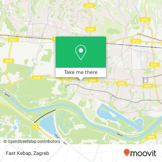Fast Kebap, 10110 Zagreb map