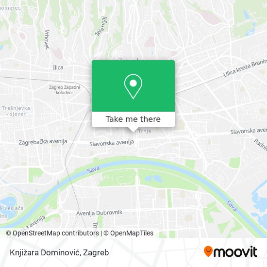 Knjižara Dominović map