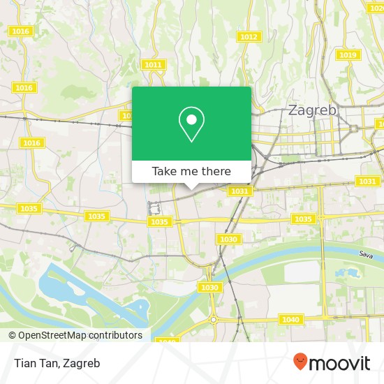 Tian Tan, Okićka ulica 10 10110 Zagreb map