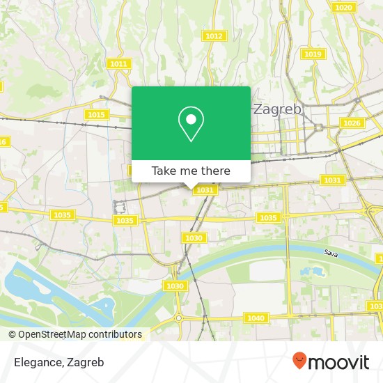 Elegance, Nova cesta 111 10110 Zagreb map