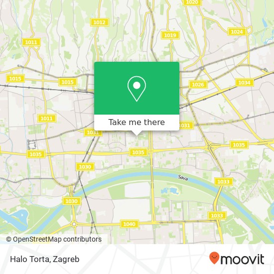 Halo Torta, Miramarska cesta 26 10000 Zagreb map