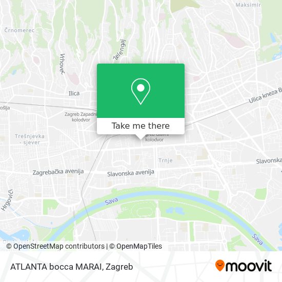 ATLANTA bocca MARAI map