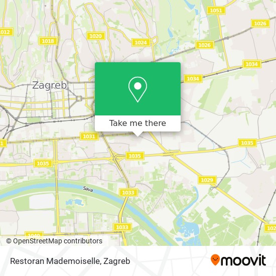 Restoran Mademoiselle map