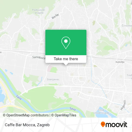Caffe Bar Mocca map