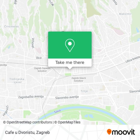 Cafe u Dvoristu map