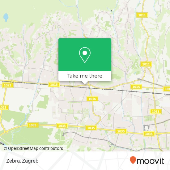 Zebra, Ilica 10090 Zagreb map