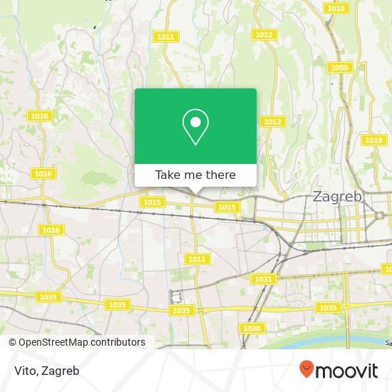 Vito, Ilica 10000 Zagreb map