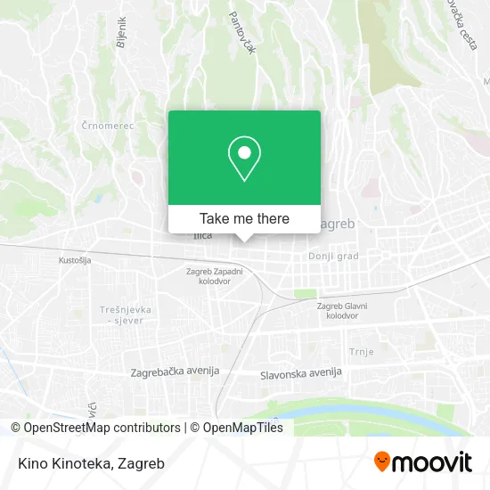 Kino Kinoteka map