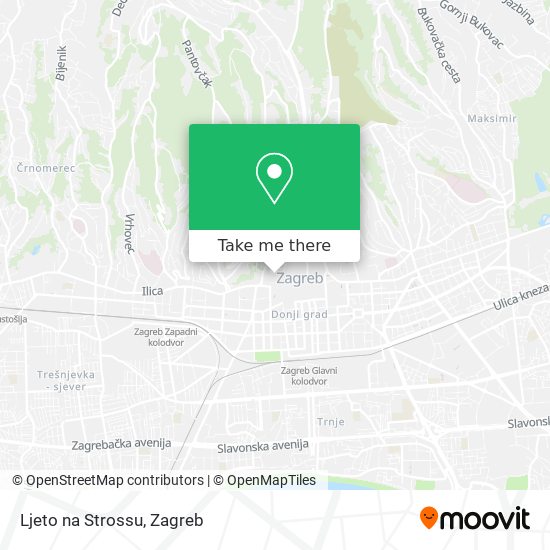 Ljeto na Strossu map