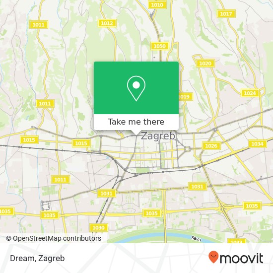 Dream, Frankopanska ulica 10000 Zagreb map