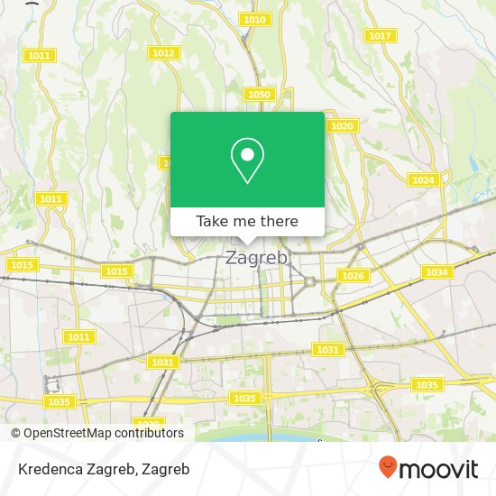 Kredenca Zagreb, Ulica Pavla Radića 10000 Zagreb map