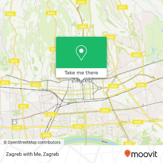 Zagreb with Me map