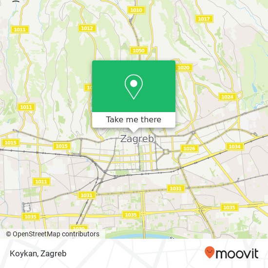 Koykan, Tkalčićeva ulica 13 10000 Zagreb map