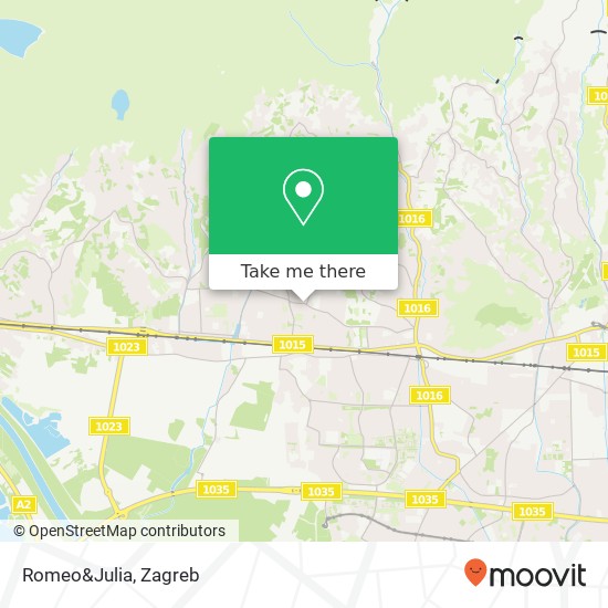 Romeo&Julia, Bolnička cesta 10090 Zagreb map