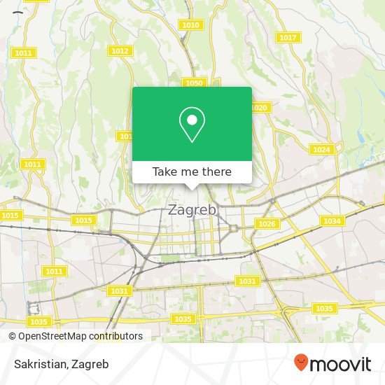 Sakristian, Opatovina 35 10000 Zagreb map