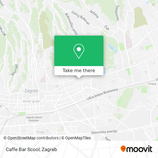 Caffe Bar Scool map