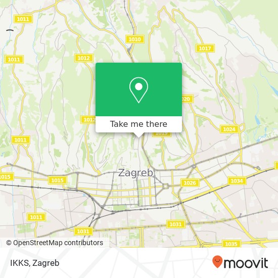 IKKS, Nova ves 17 10000 Zagreb map