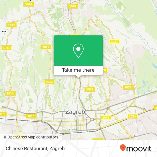 Chinese Restaurant, Nova ves 88 10000 Zagreb map