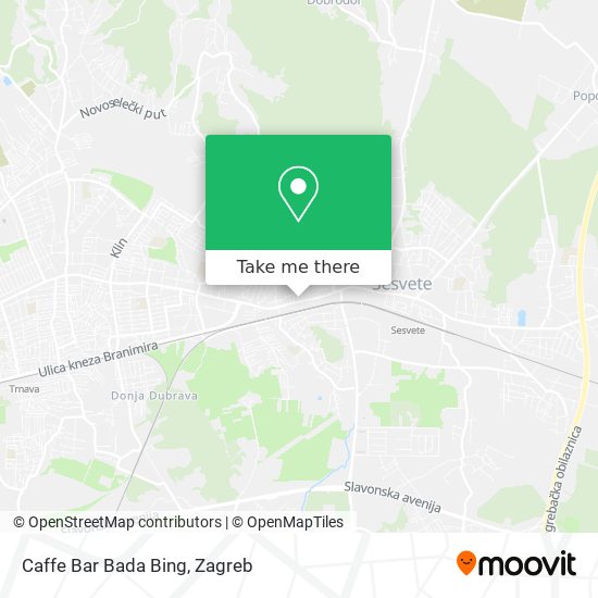Caffe Bar Bada Bing map