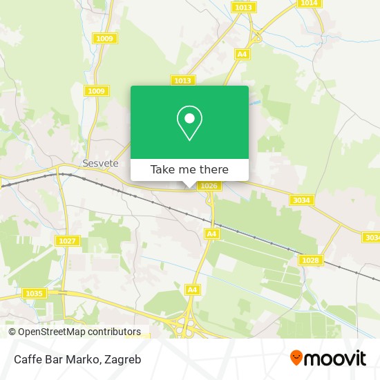 Caffe Bar Marko map