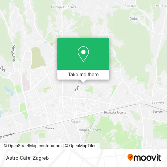 Astro Caffe map