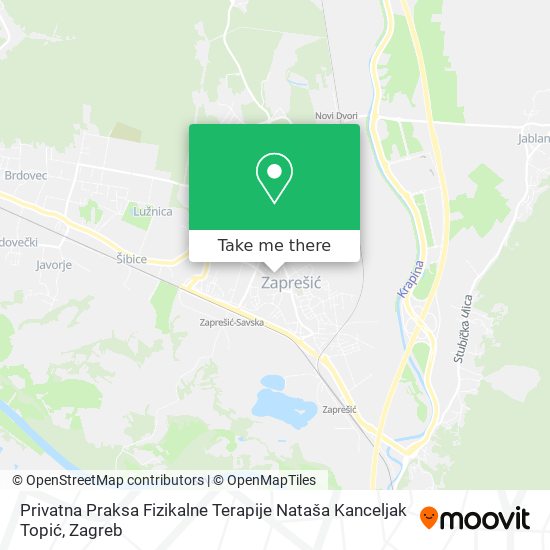 Privatna Praksa Fizikalne Terapije Nataša Kanceljak Topić map