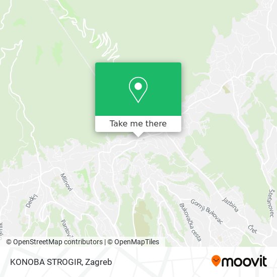 KONOBA STROGIR map