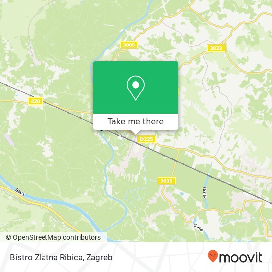 Bistro Zlatna Ribica, Mokrička ulica 1 10292 Brdovec map