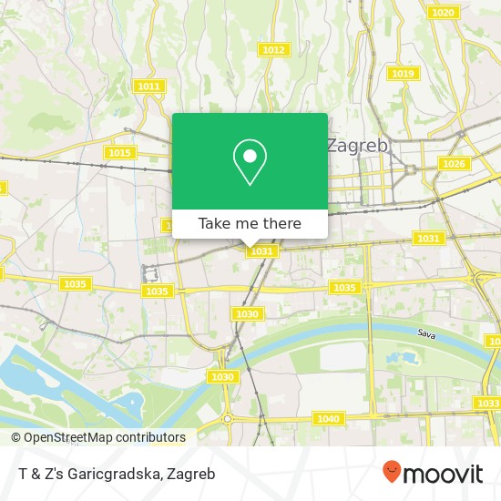 T & Z's Garicgradska map
