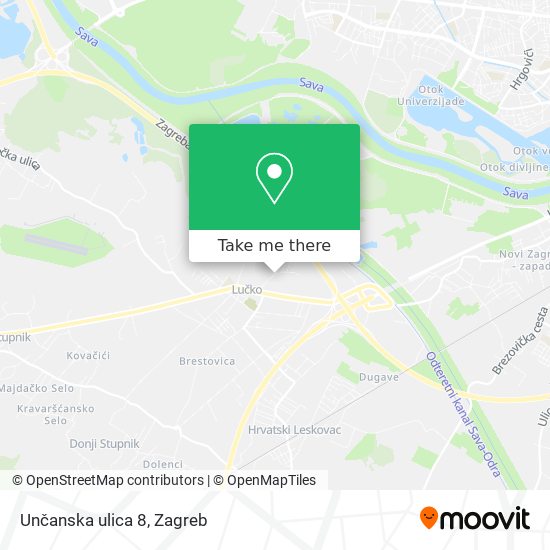 Unčanska ulica 8 map