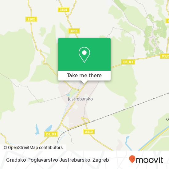 Gradsko Poglavarstvo Jastrebarsko map