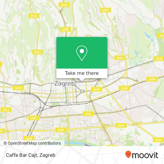 Caffe Bar Cajt map