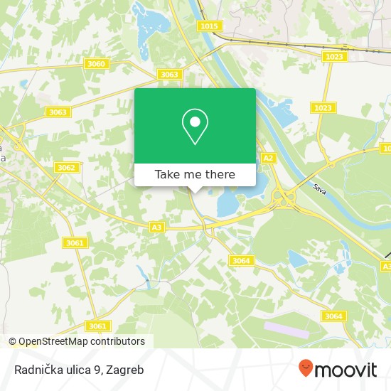 Radnička ulica 9 map