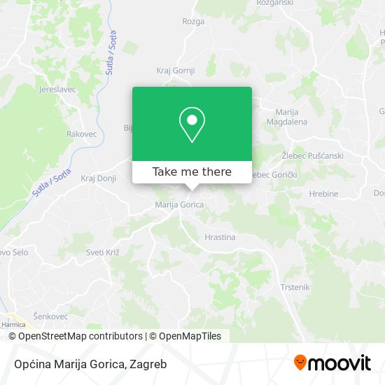 Općina Marija Gorica map