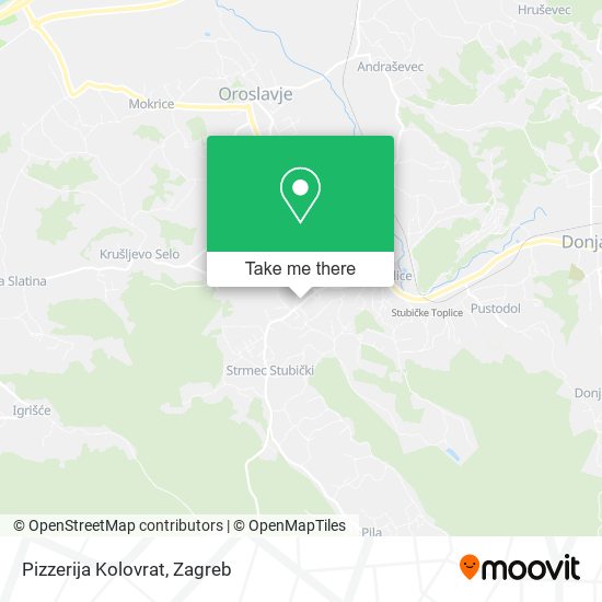 Pizzerija Kolovrat map