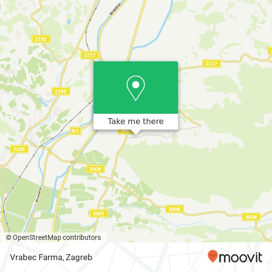 Vrabec Farma map