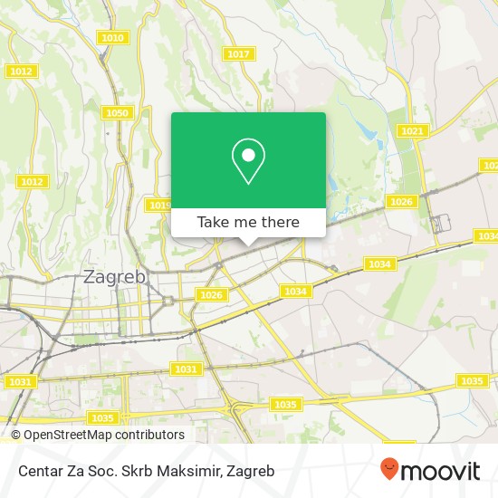 Centar Za Soc. Skrb Maksimir map