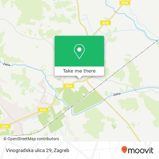 Vinogradska ulica 29 map