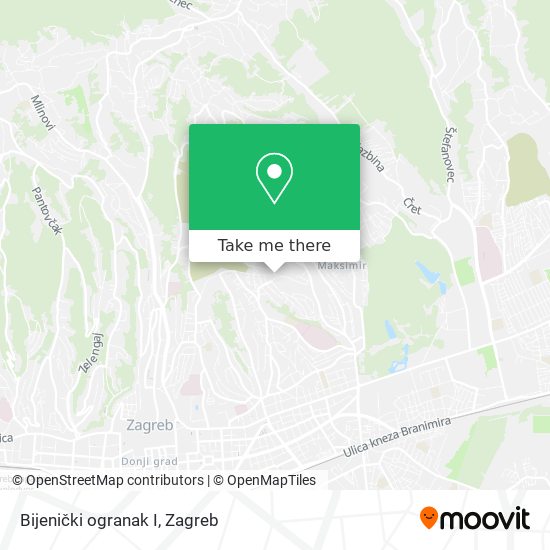 Bijenički ogranak I map