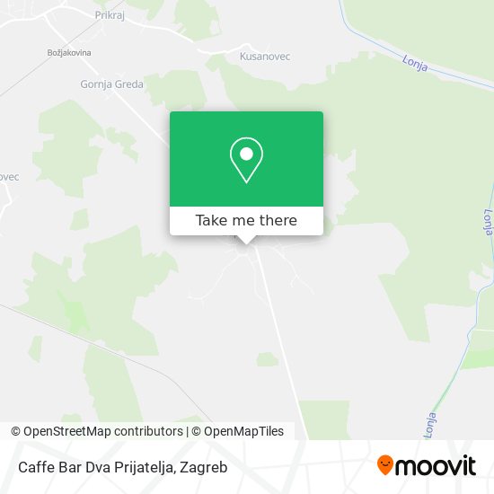 Caffe Bar Dva Prijatelja map