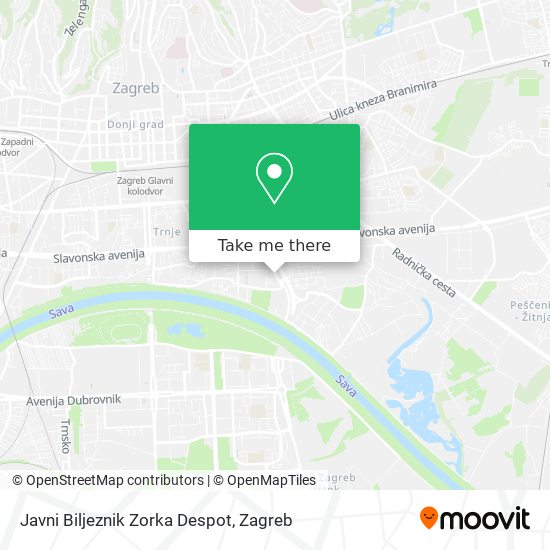 Javni Biljeznik Zorka Despot map