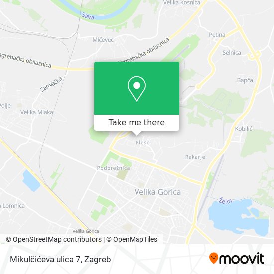 Mikulčićeva ulica 7 map