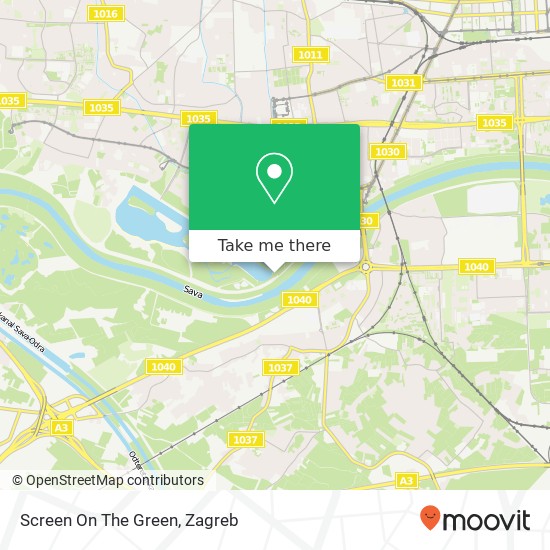 Screen On The Green map