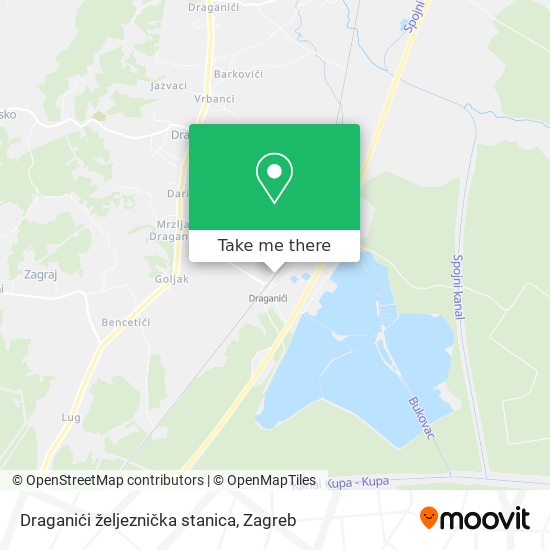 Draganići željeznička stanica map