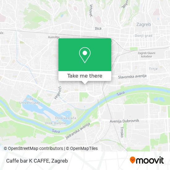 Caffe bar K CAFFE map