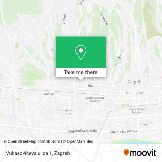 Vukasovićeva ulica 1 map